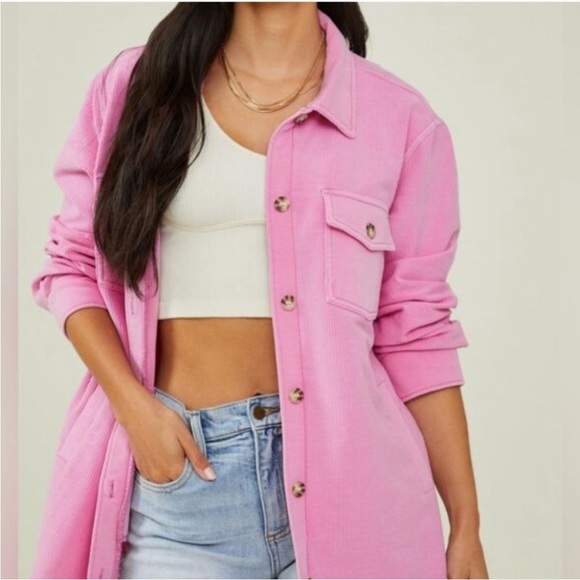 Altar’d State Lexi Ribbed Shacket - Picture 2 of 7